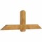 Ekena Millwork Eugene Rough Sawn Timber Gable Bracket, Western Red Cedar, 72"W x 24"H x 4"D x 6"F, 8/12 Pitch GBW072X24X0406EUG00RWR - alternate 5